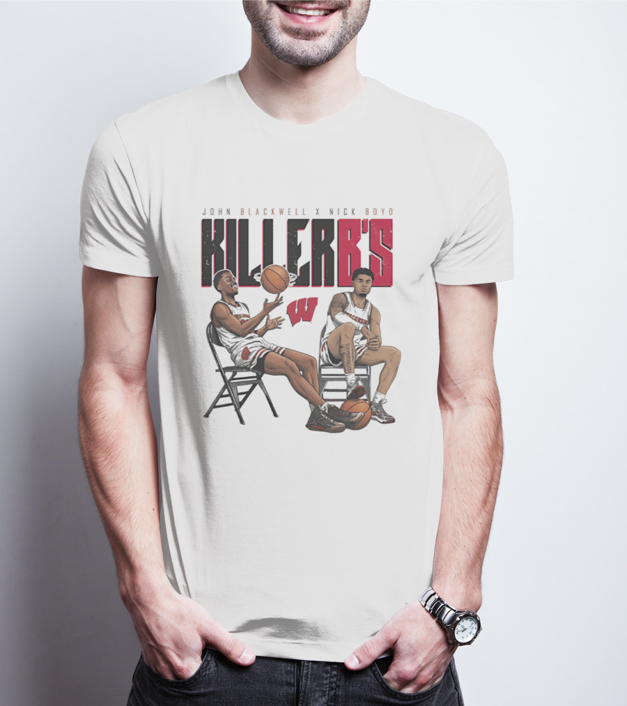 John Blackwell Nick Boyd Wisconsin Killer B's Basketball Duo T-Shirt