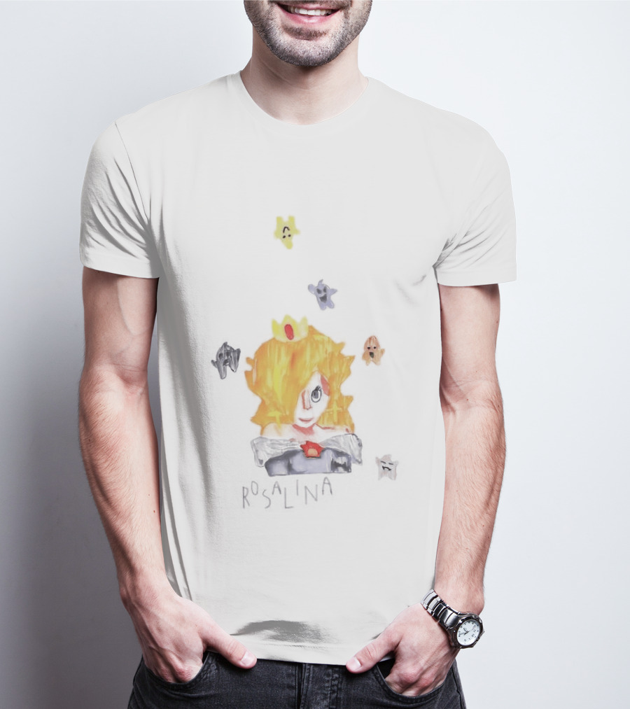 Rosa Lina Meme Yellow Star Crown Princess T-Shirt