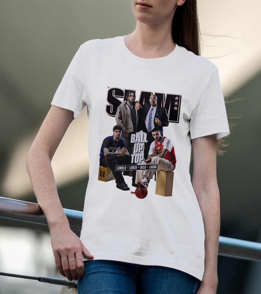 Slam Ball Up Top LaMelo Lonzo Gelo LaVar T-Shirt