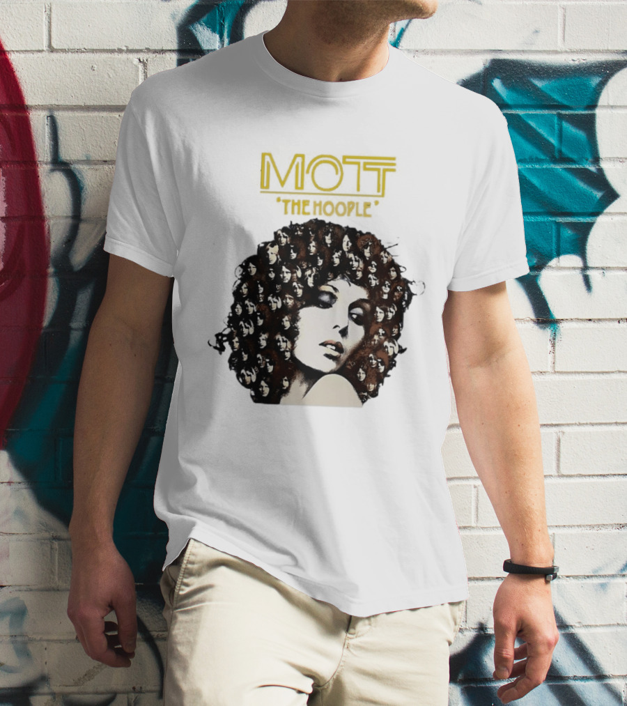 Mott The Hoople Iconic Hair Portrait With Faces T-Shirt