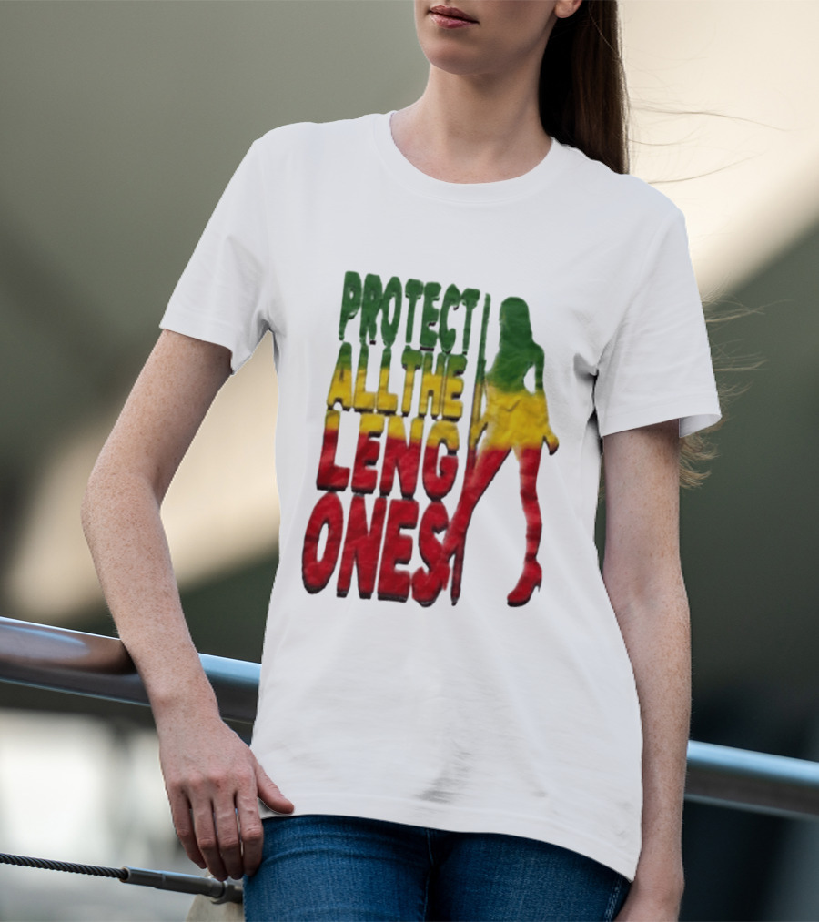 Protect All The Leng Ones Rasta T-Shirt