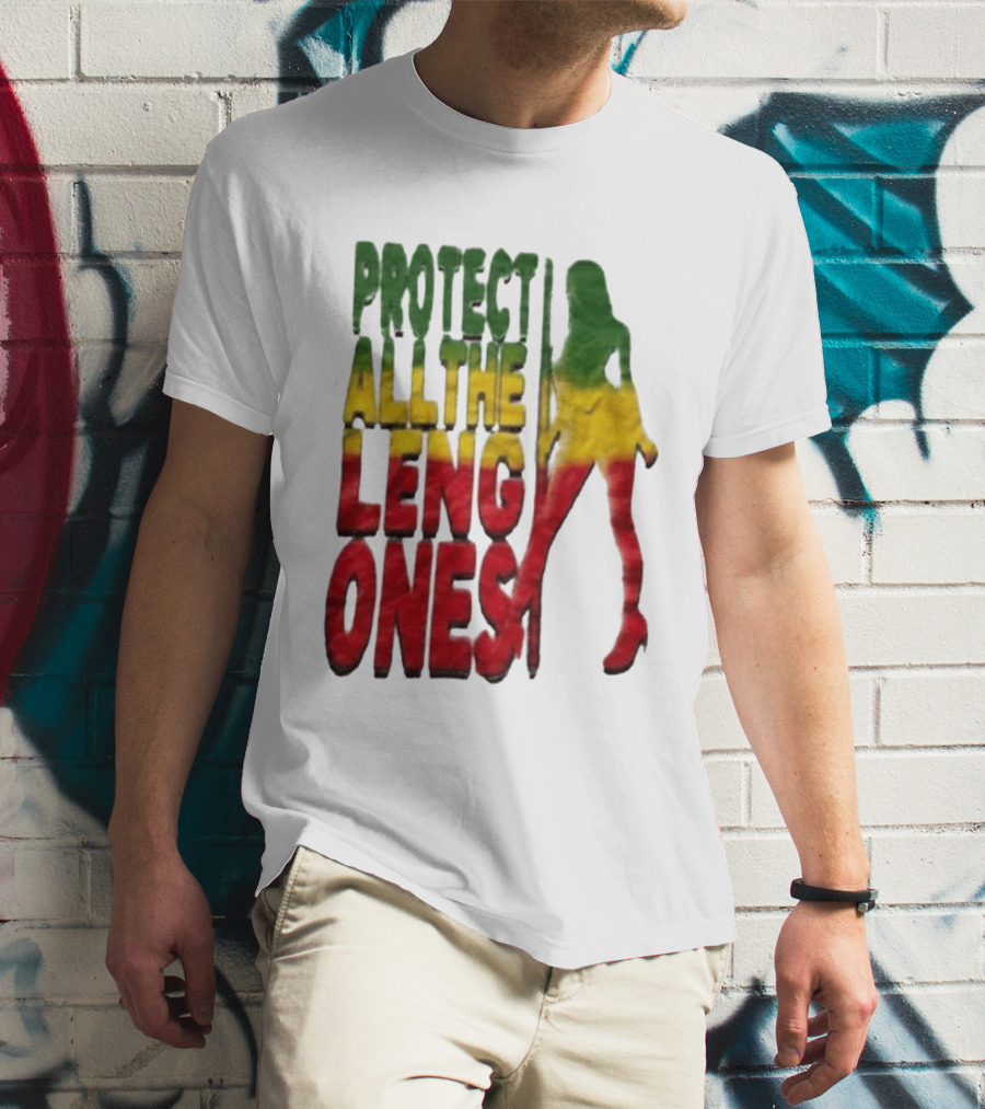Protect All The Leng Ones Rasta T-Shirt