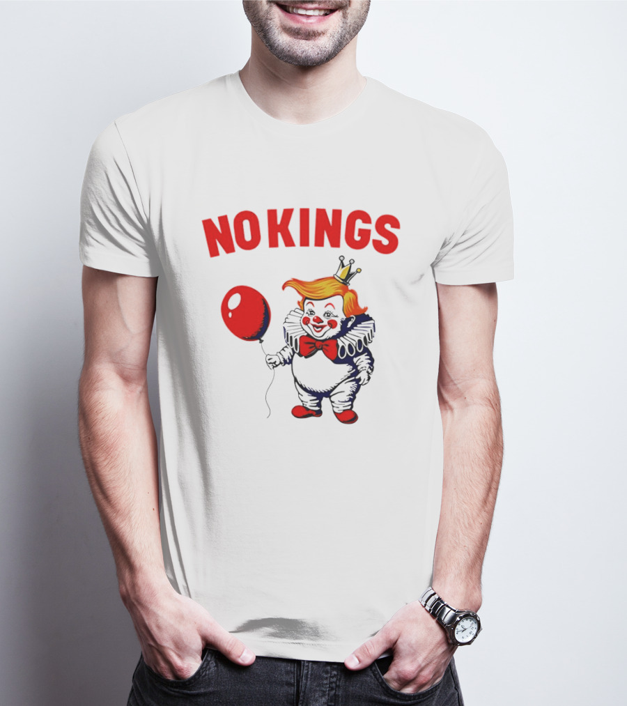 NOKINGS Trump Clown Red Balloon Crown T-Shirt