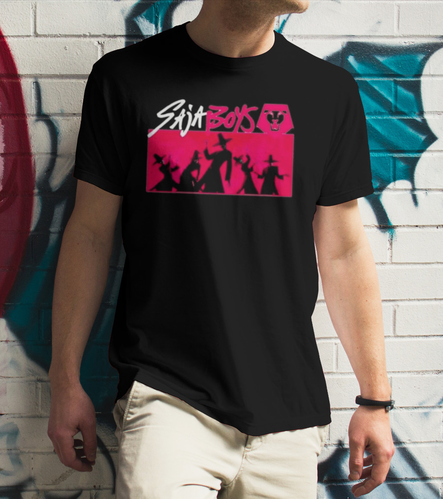 Saja Boys K Pop Demon Hunters Red T-Shirt
