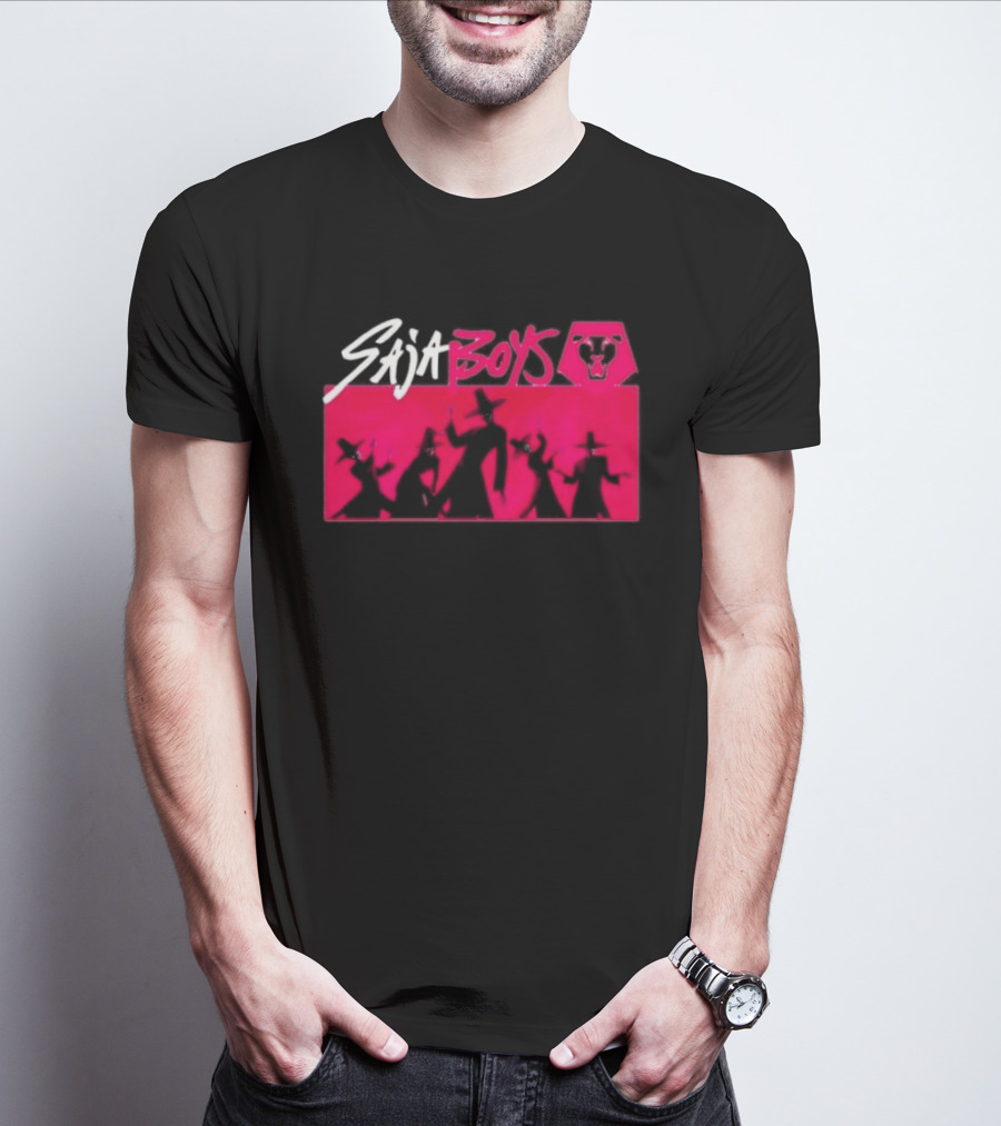 Saja Boys K Pop Demon Hunters Red T-Shirt