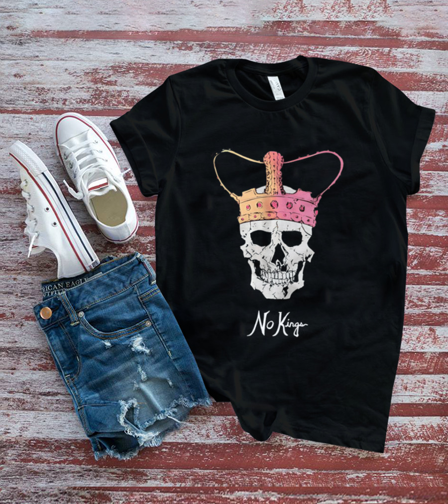 Skull No Kings Horror Crown T-Shirt