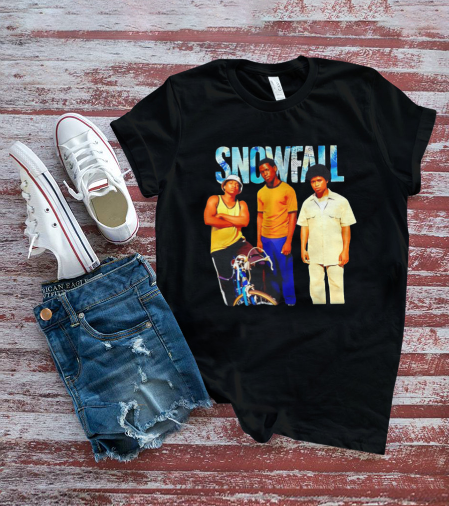 Snowfall 2017 TV Series Damson Idris Carter Hudson Gail Bean Actors T-Shirt