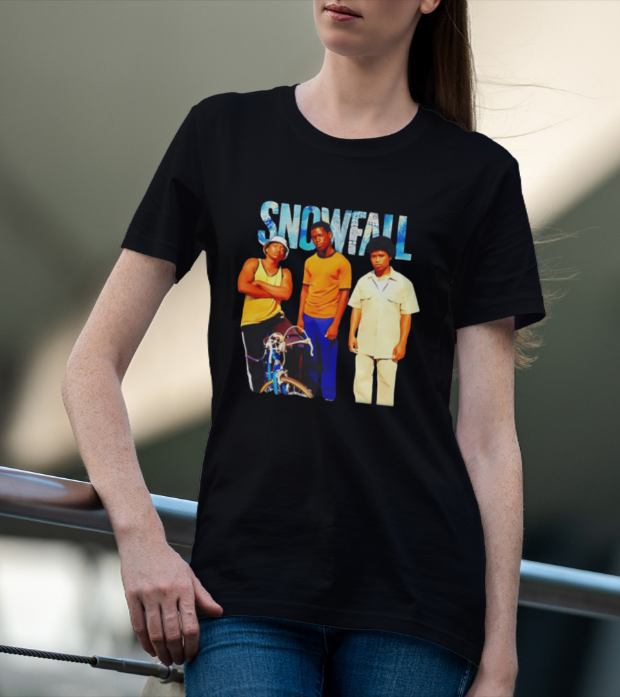 Snowfall 2017 TV Series Damson Idris Carter Hudson Gail Bean Actors T-Shirt