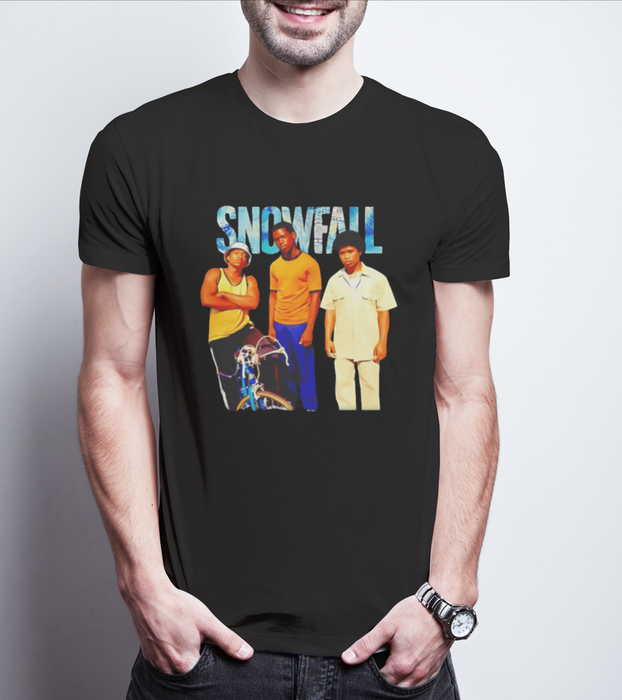 Snowfall 2017 TV Series Damson Idris Carter Hudson Gail Bean Actors T-Shirt