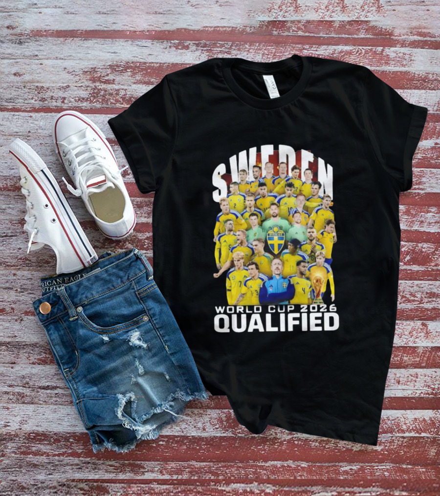 Sweden World Cup 2026 Qualified T-Shirt