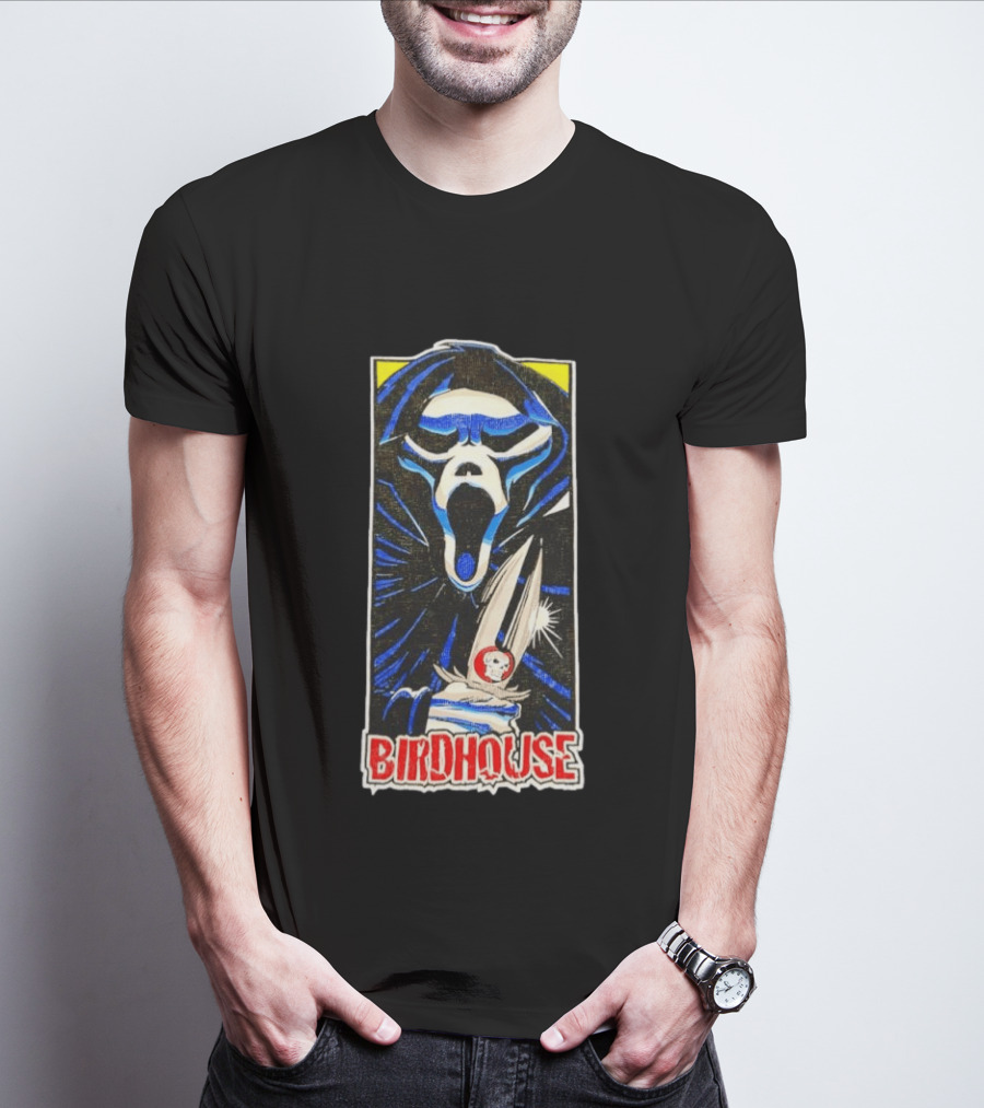 Birdhouse Ghostface Knife Skateboard T-Shirt