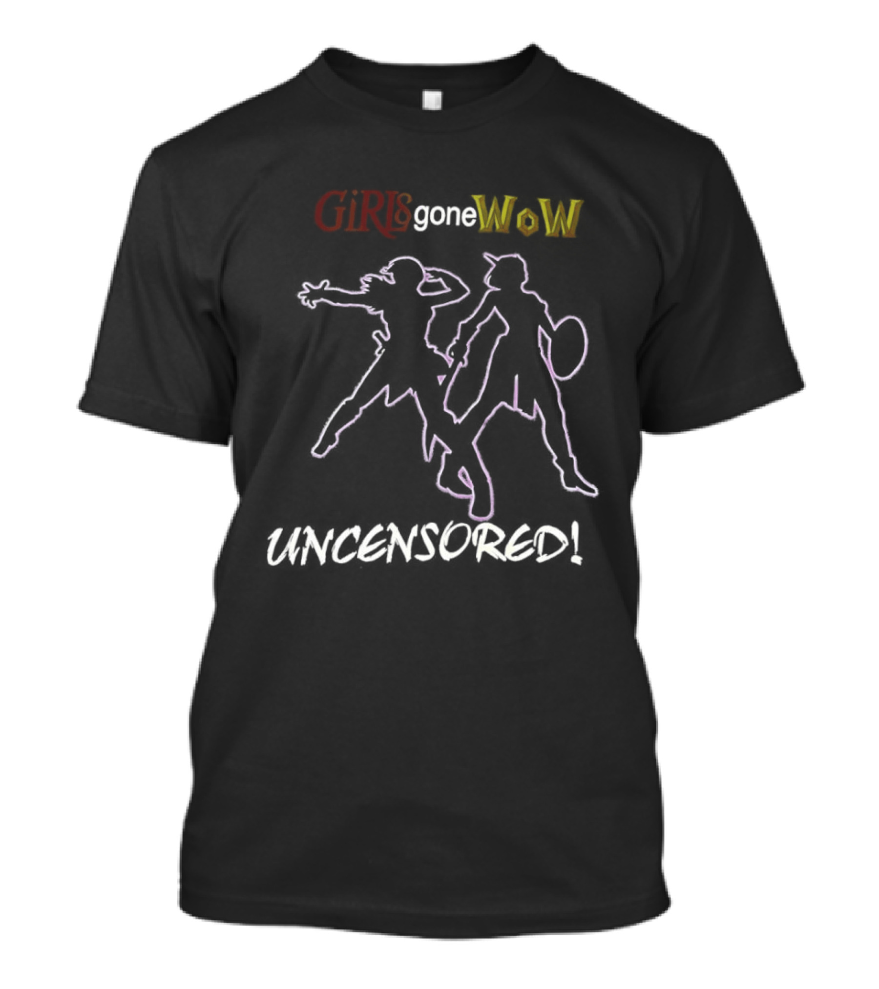 Girls Gone WoW Uncensored World Of Warcraft T-Shirt