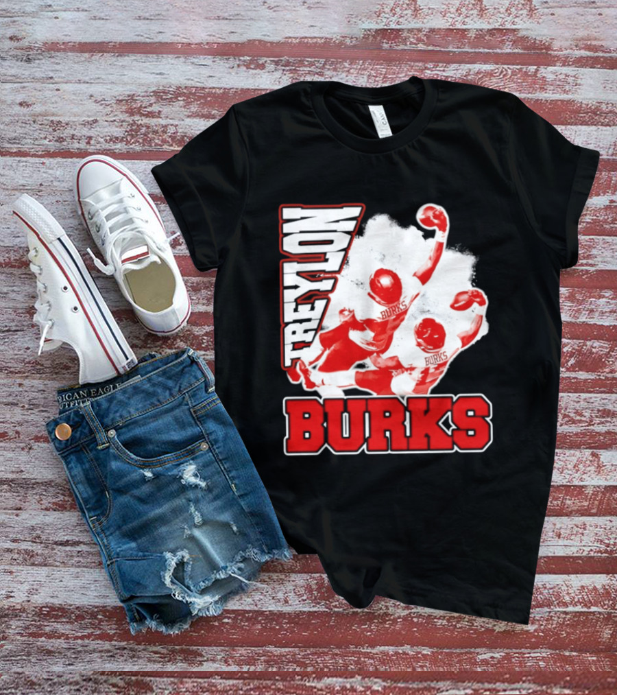 Treylon Burks Washington Commanders Burks Football Action T-Shirt