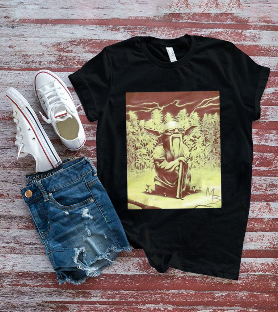 Yoda Star Wars Spliff Meme MZ T-Shirt