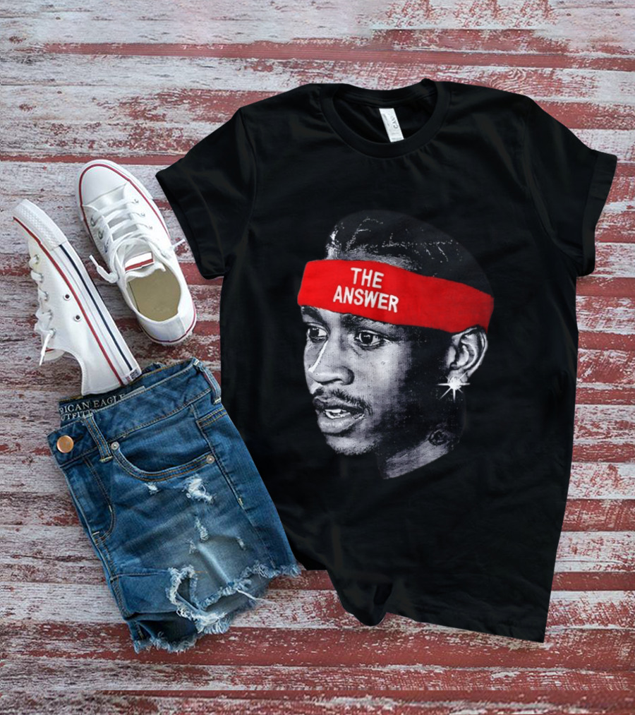 Allen Iverson The Answer Basketball Legend T-Shirt