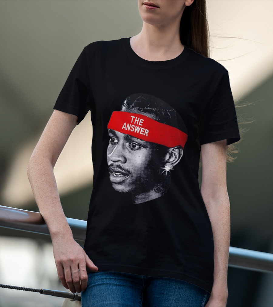 Allen Iverson The Answer Basketball Legend T-Shirt