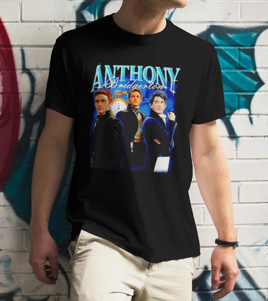 Anthony Bridgerton Netflix Series Character With T-Shirt