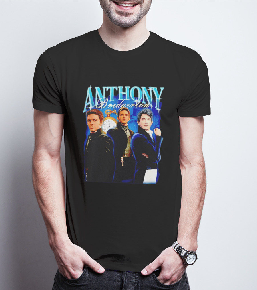 Anthony Bridgerton Netflix Series Character With T-Shirt