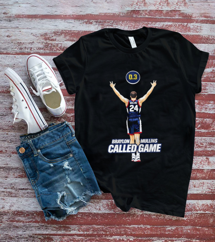 Braylon Mullins Iconic 0.3 Second Basketball Victory Called Game T-Shirt