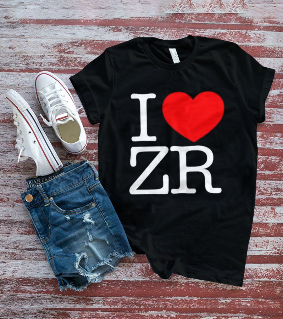 I Love ZR Red Heart T-Shirt
