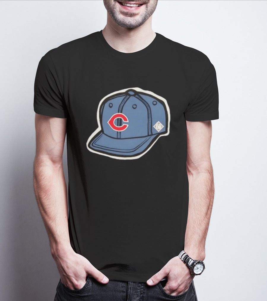 Chicago Cubs Cincinnati Tigers Negro League Cap With C Emblem Blue Hat T-Shirt