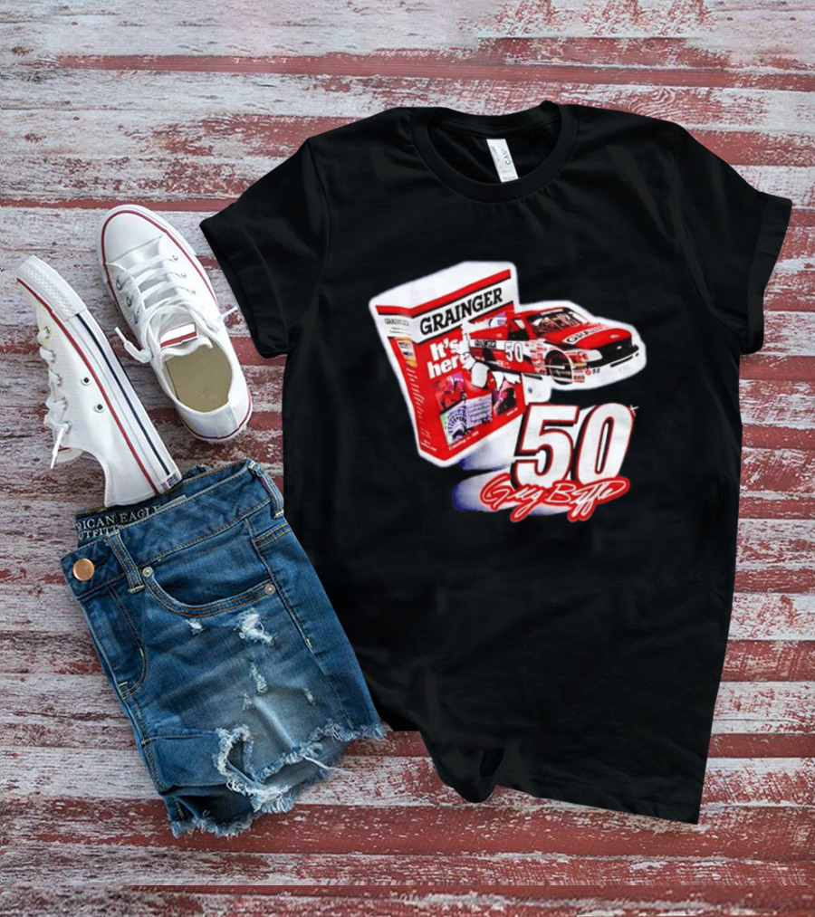 Grainger NASCAR 50 Greg Biffle Racing Car It's Here T-Shirt