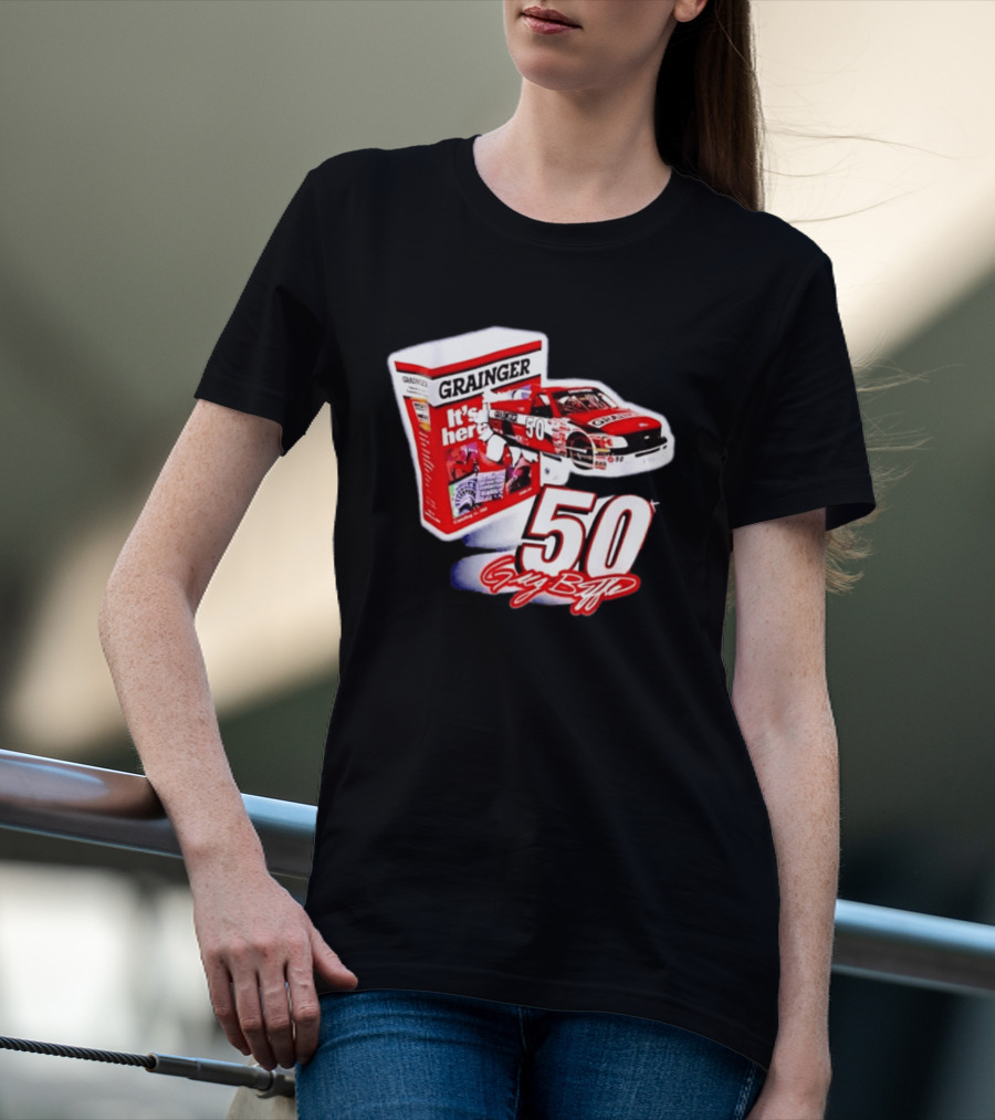 Grainger NASCAR 50 Greg Biffle Racing Car It's Here T-Shirt