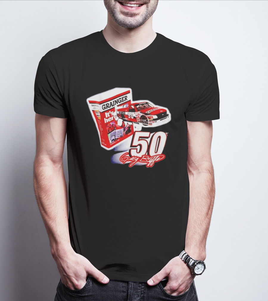 Grainger NASCAR 50 Greg Biffle Racing Car It's Here T-Shirt