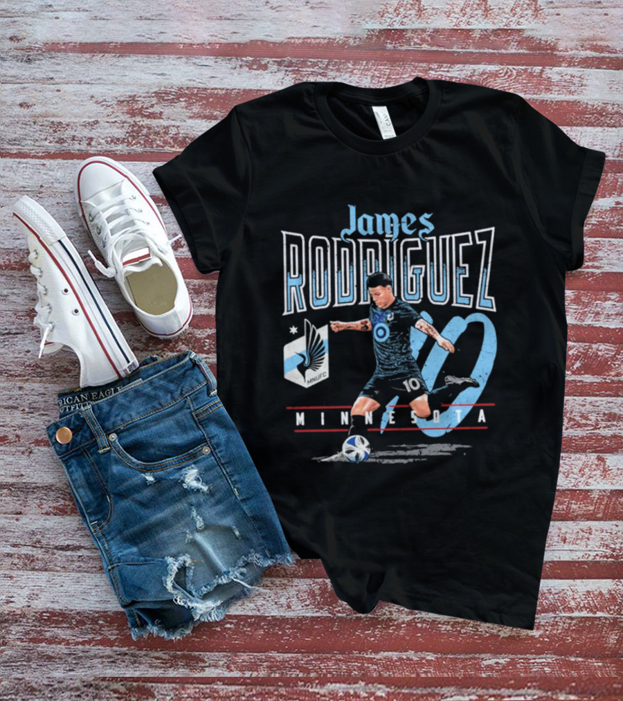 James Rodriguez Minnesota United 10 Soccer Star T-Shirt