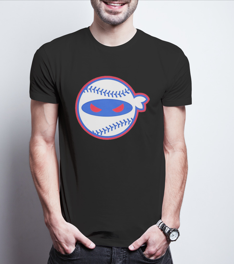 Pitching Ninja Baseball Eyes Atlanta T-Shirt