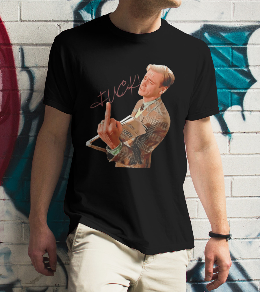 Jim Carrey Truman Show Middle Finger Meme Fuck Scene T-Shirt