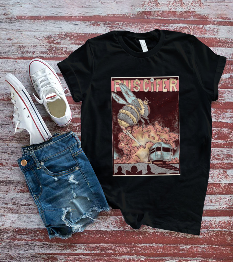 Puscifer Durham Performing Arts Center April 1 2026 Tour With Crowned Bee And Trailer T-Shirt