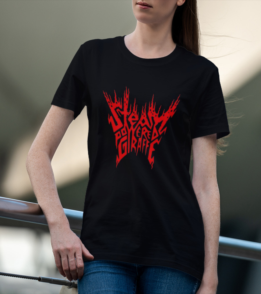 Steam Powered Giraffe Red Flame T-Shirt