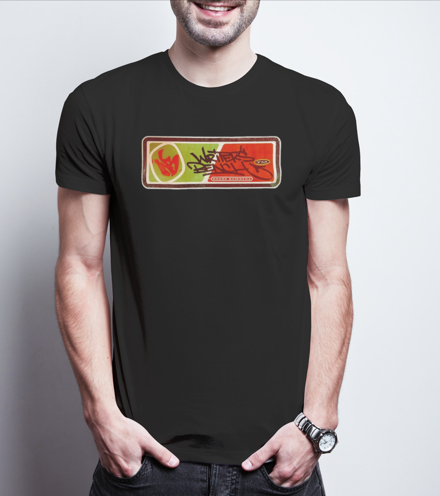 Writers Bench Bronx Bombers Graffiti TM Red Green Rectangle T-Shirt