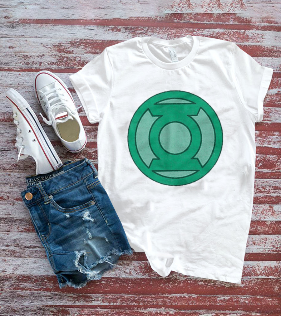 Green Lantern Corps Symbol Comics Hand Me Down T-Shirt