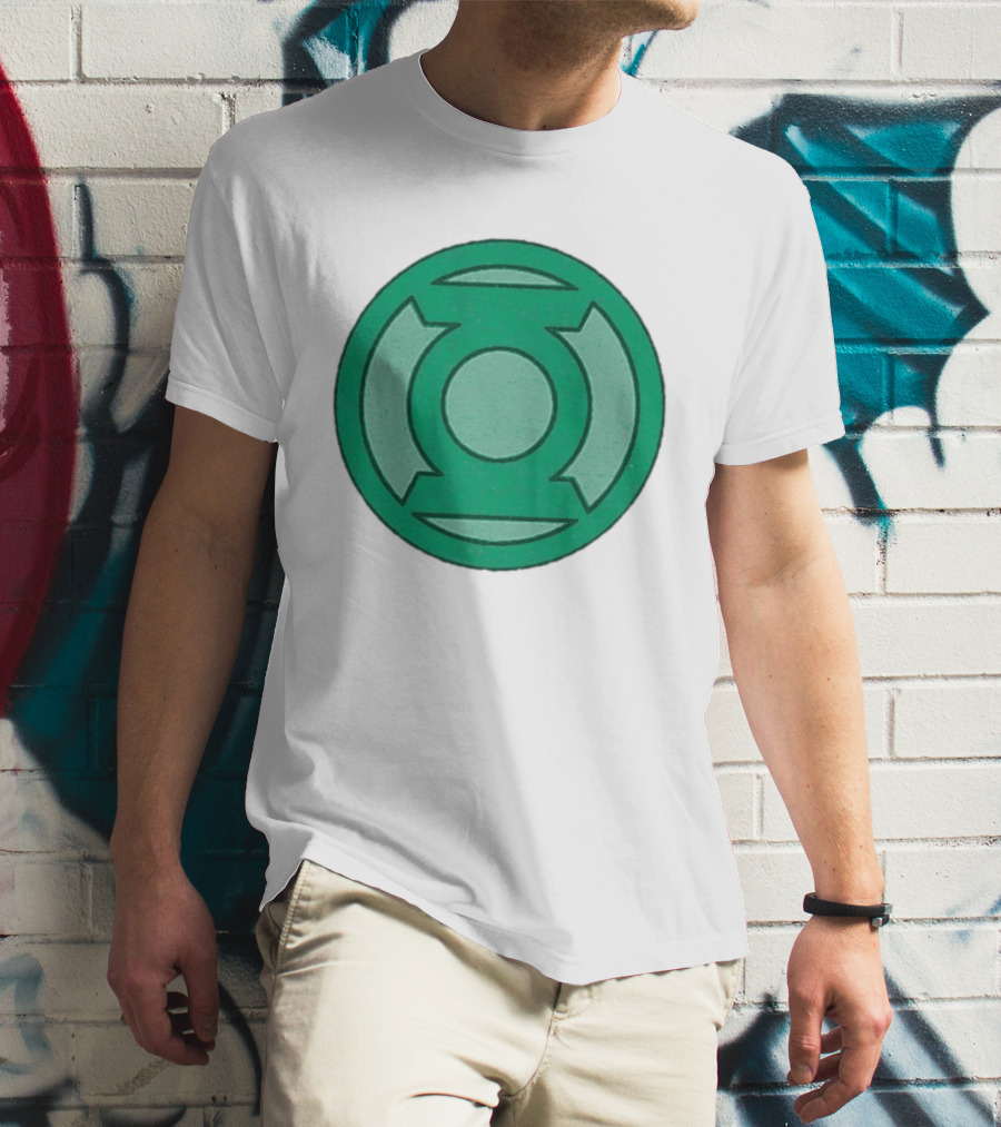 Green Lantern Corps Symbol Comics Hand Me Down T-Shirt