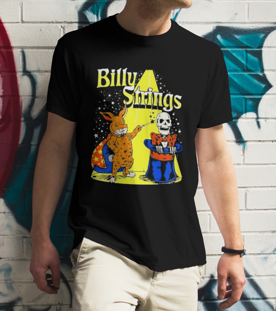 Billy Strings Rabbit Magician Skeleton Star Cape T-Shirt