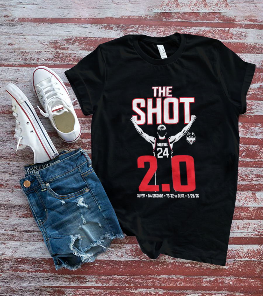 UConn Basketball Braylon Mullins The Shot 2.0 75 72 Vs Duke 3/24/22 T-Shirt