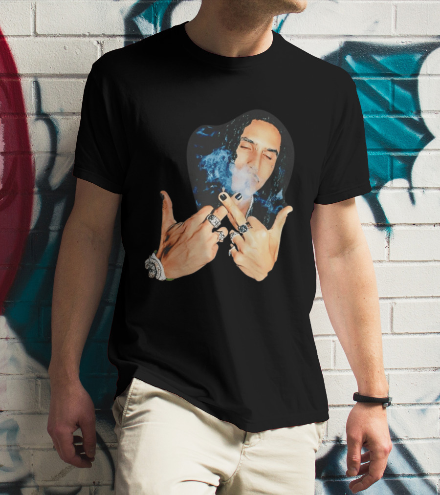 Brazil Matue Smoking Cigarette With Rings And Smoke T-Shirt