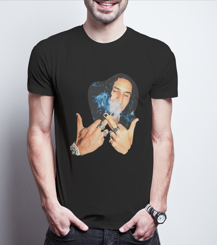Brazil Matue Smoking Cigarette With Rings And Smoke T-Shirt