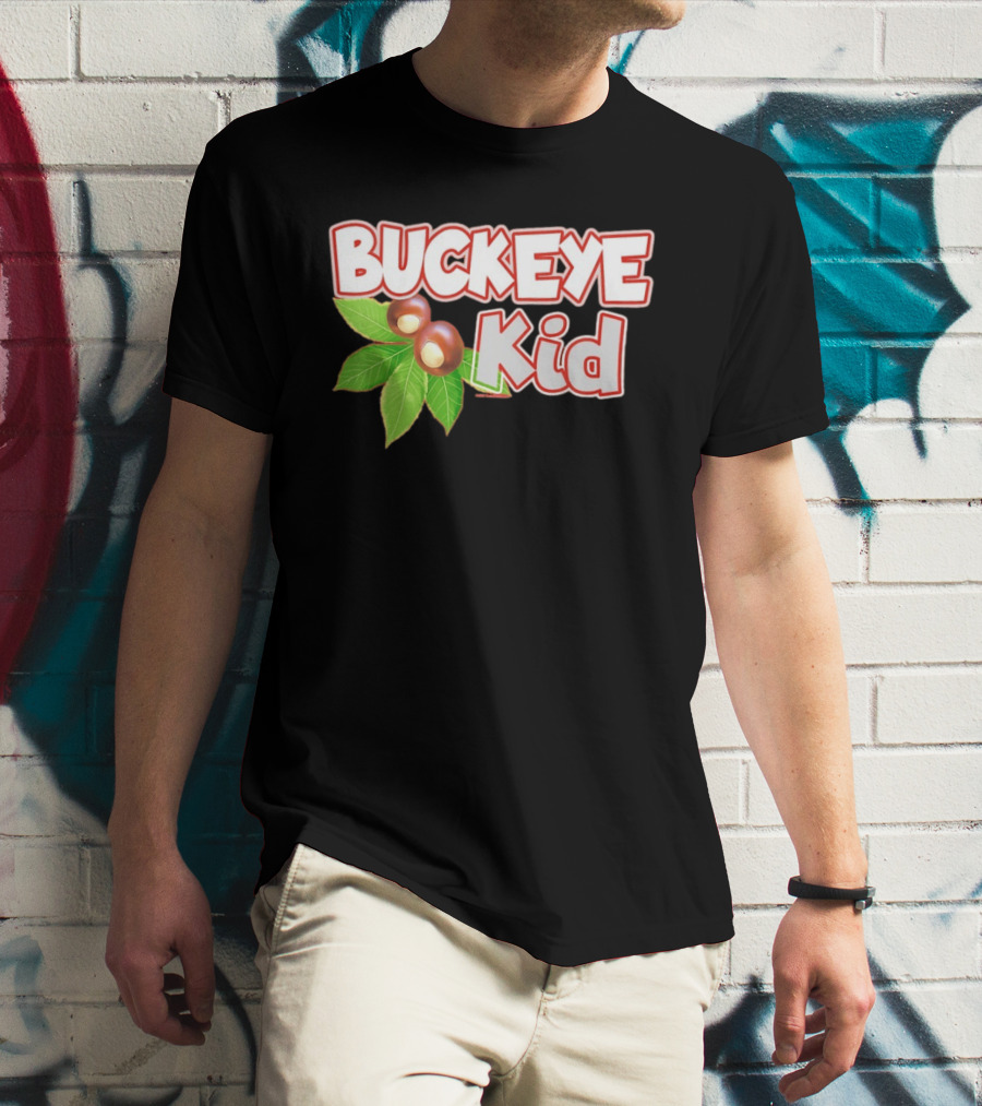 Buckeye Kid Ohio Tree Nut Leaf Home T-Shirt