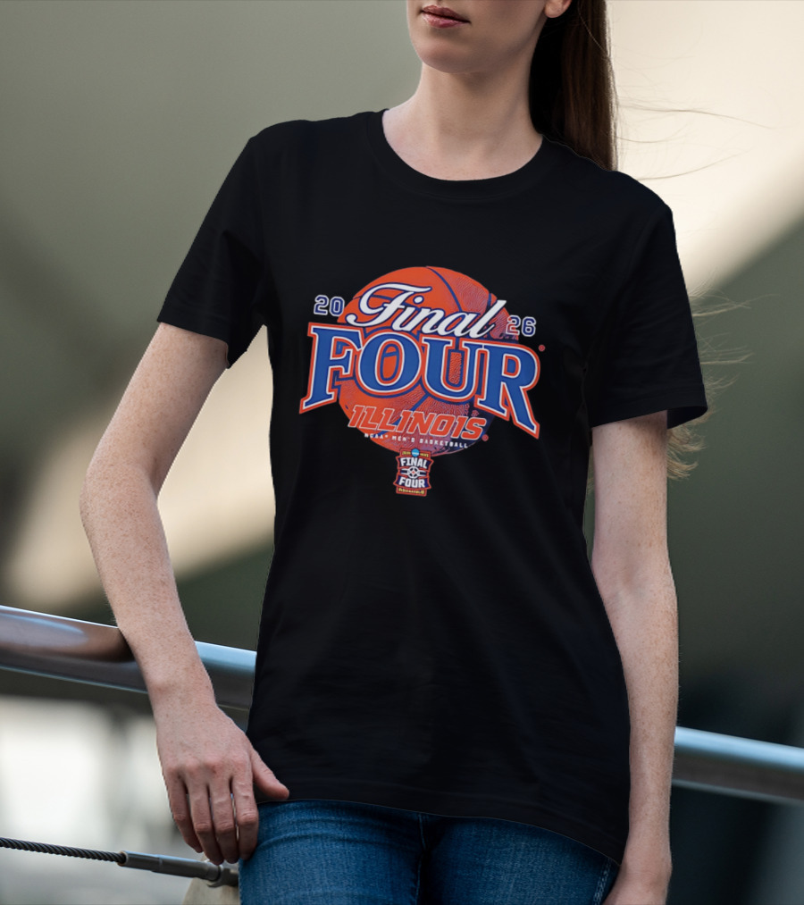 2026 Final Four Illinois NCAA Men's Basketball March Madness Indianapolis T-Shirt