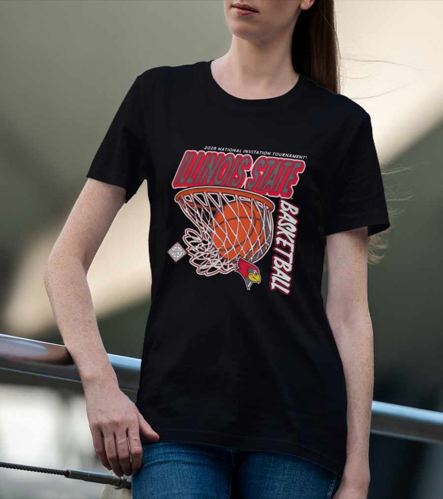 Illinois State Redbirds 2026 National Invitation Tournament Basketball T-Shirt