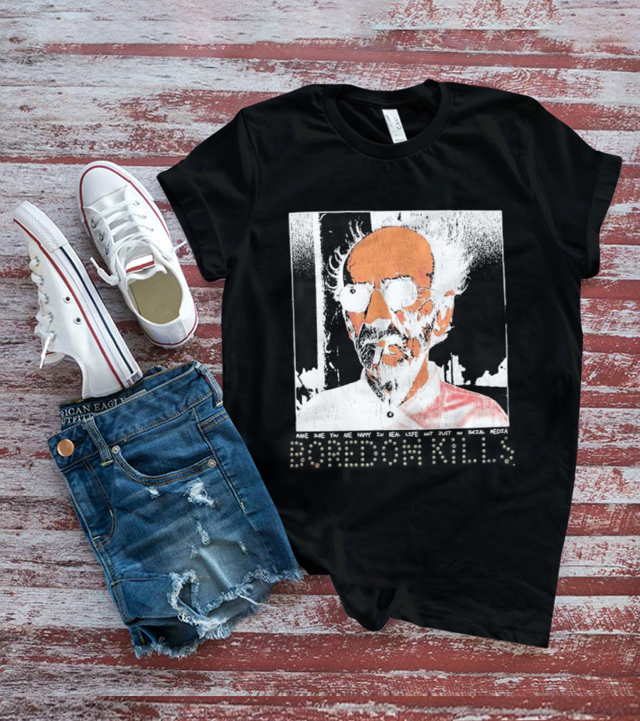 Make Sure You Are Happy In Real Life Andy Warhol Teacher T-Shirt