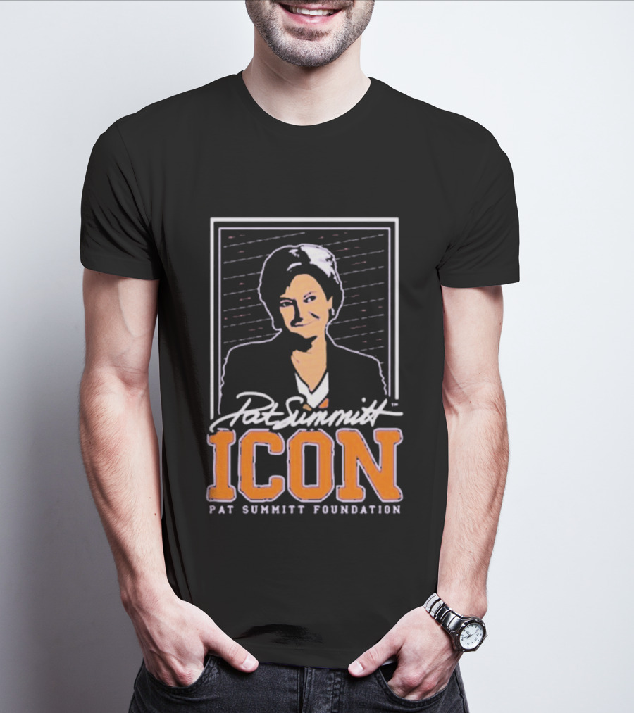 Pat Summitt Icon Tennessee Vols Pat Summitt Foundation T-Shirt