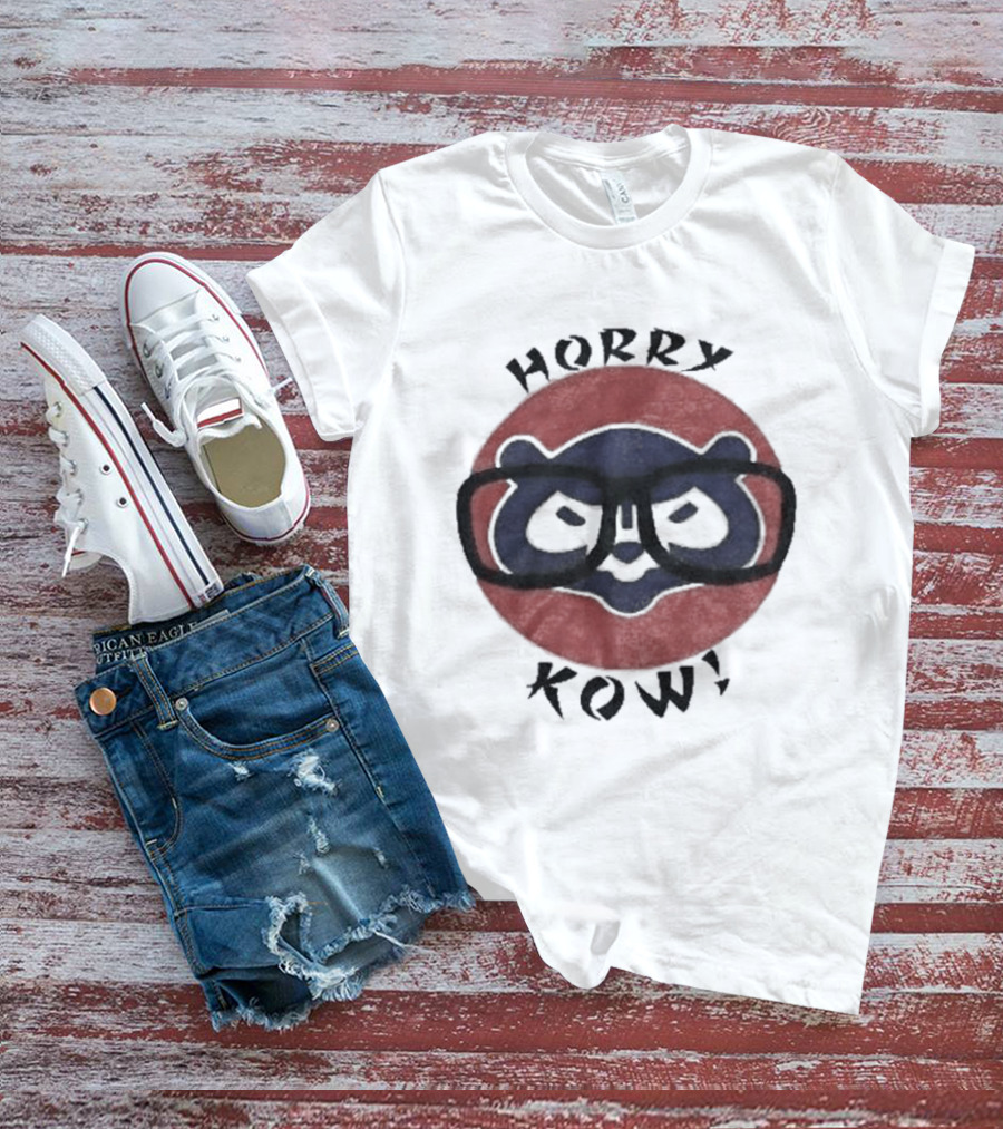 Chicago Cubs Horry Kow Glasses Bear T-Shirt