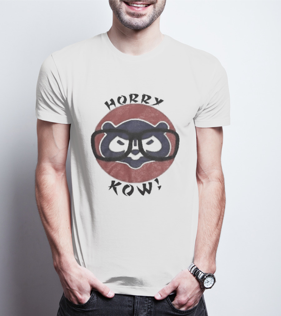 Chicago Cubs Horry Kow Glasses Bear T-Shirt