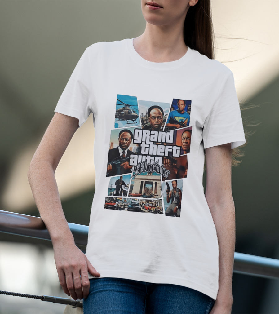 Grand Theft Auto Mordix Classic Crime Action Game T-Shirt