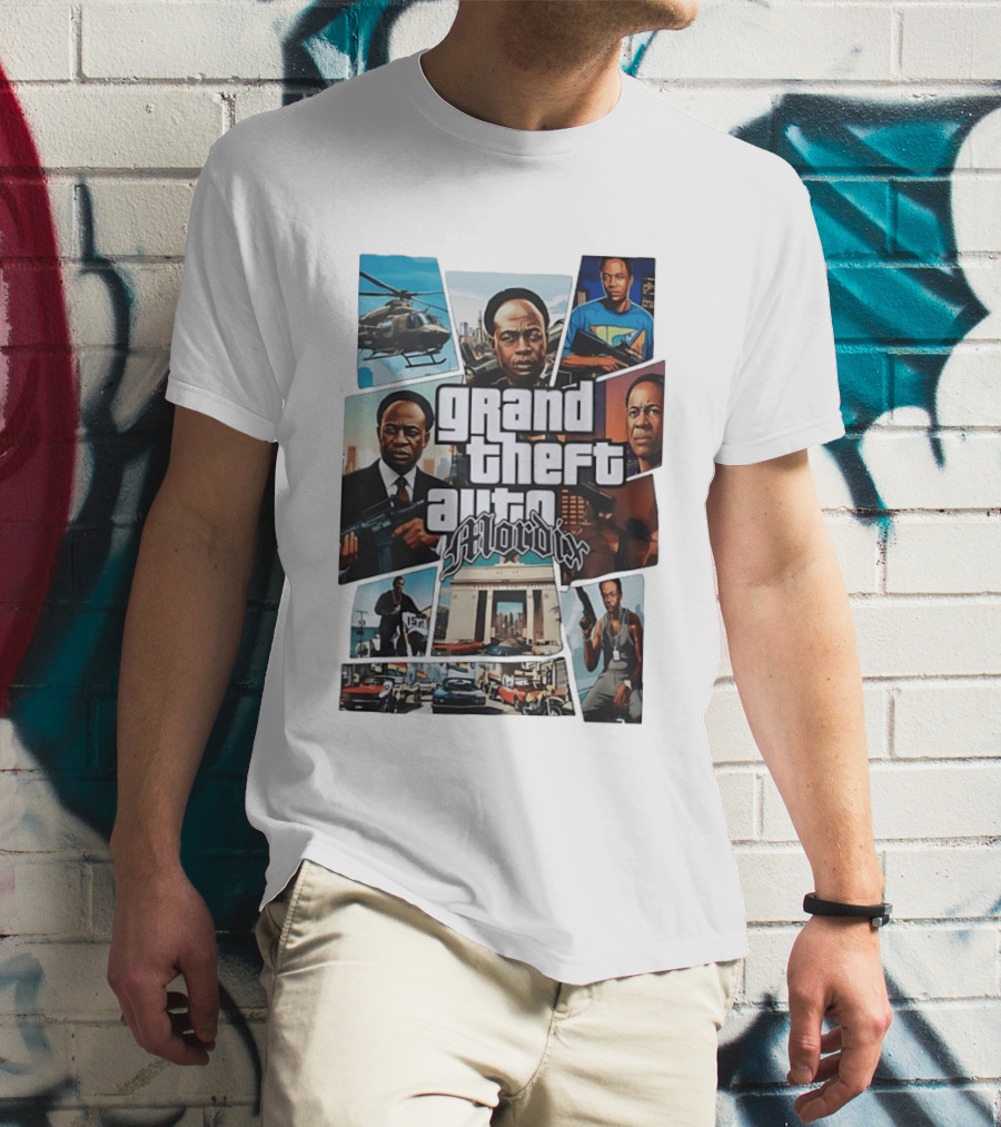 Grand Theft Auto Mordix Classic Crime Action Game T-Shirt