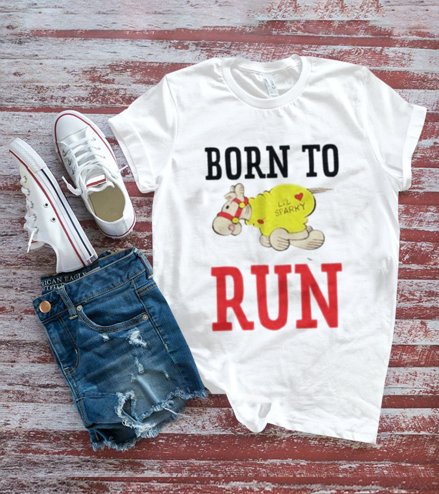 Born To Run Li'l Sparky Retro Cartoon T-Shirt
